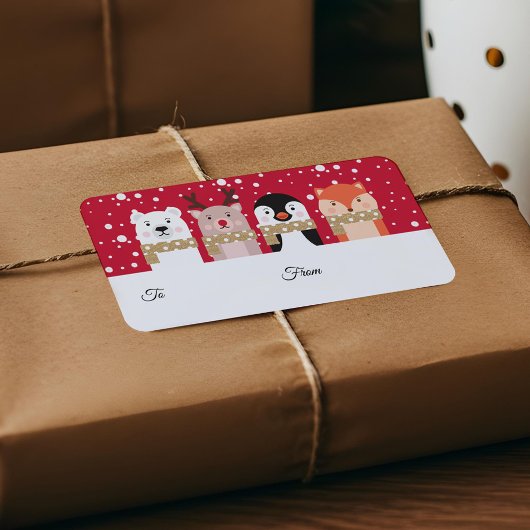 Beer Van & naar rendieren, pooldieren, pinguïn & v Etiket