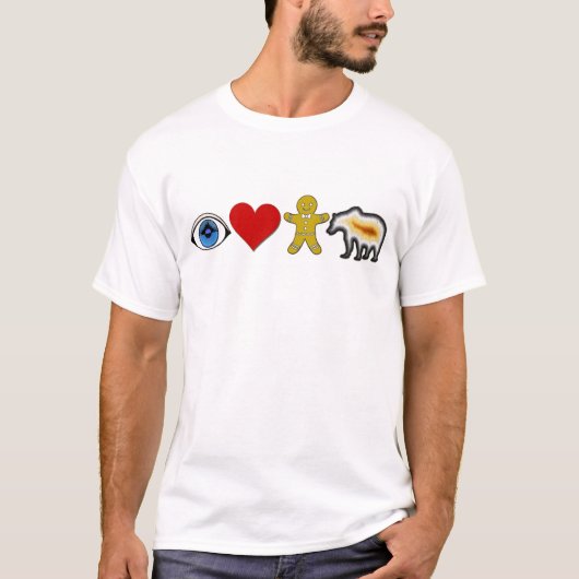 beer van ooghartvinger t-shirt (Voorkant)