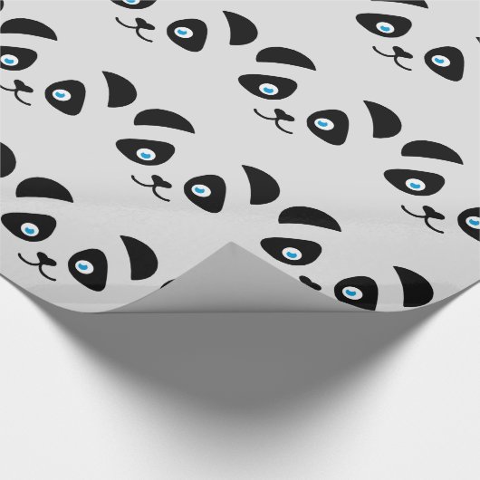 beer van panda cadeaupapier (Hoek)