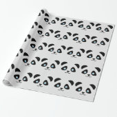 beer van panda cadeaupapier (Uitgerold)