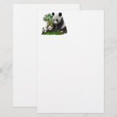 Beer van Panda en cubs Briefpapier (Voorkant / Achterkant)