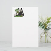 Beer van Panda en cubs Briefpapier (Staand voorkant)