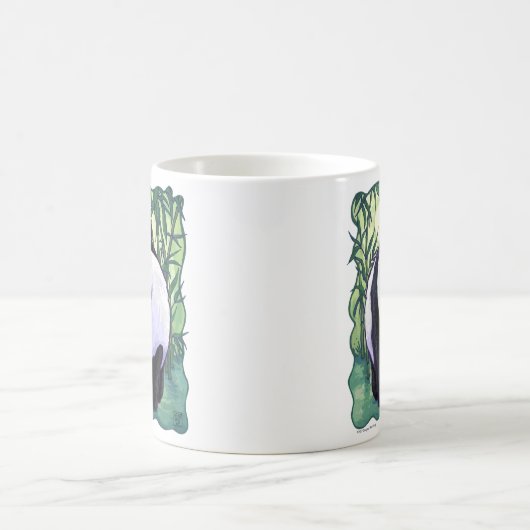 Beer van Panda, komt en gaat koffie Mok (Center)