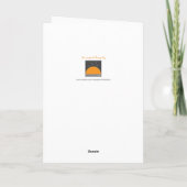 Beer van Panda met Rode ballon Birthday Kaart (Achterkant)