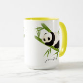 Beer van Panda op de Mok van de Bamboeboom (Voorkant rechts)