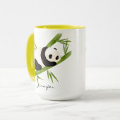 Beer van Panda op de Mok van de Bamboeboom (Voorkant links)