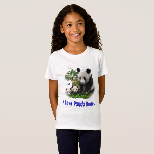 Beer van Panda t-shirts (Voorkant volledig)