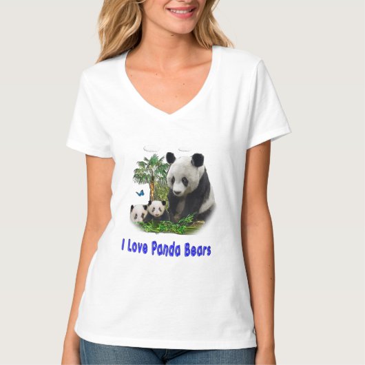 Beer van Panda t-shirts (Voorkant)