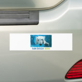 Beer van San Diego Zoo Polar Bumpersticker (Op auto)