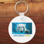Beer van San Diego Zoo Polar Sleutelhanger (Voorkant)
