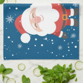 Beer van Santa en Polar Theedoek (Gevouwen)
