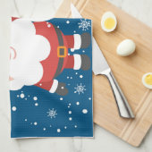 Beer van Santa en Polar Theedoek (Quarter Fold)