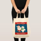 Beer van Santa en Polar Tote Bag (Voorkant (product))