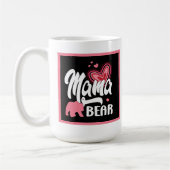 beer van schatje mama voegt monogram toe koffiemok (Links)