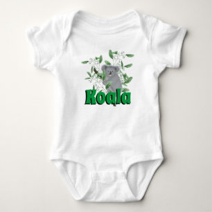 Beer van Schattige Koala, klimming van de eucalypt Romper