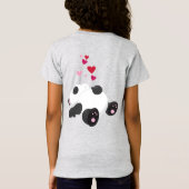 Beer van tweeledige meisjes t-shirt (Achterkant)