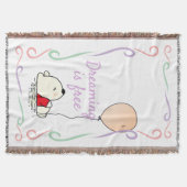 Beer van vrije dromen met ballonnen deken (Voorkant)