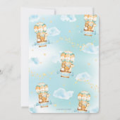 Beer van warme luchtballon op zaterdag van het fee kaart (Achterkant)