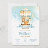 Beer van warme luchtballon op zaterdag van het fee kaart (Voorkant)