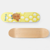 Beer van zoete honing persoonlijk skateboard (Horizontaal)