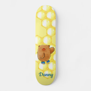 Beer van zoete honing persoonlijk skateboard