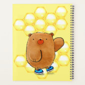 Beer van zoete honing planner (Achterkant)