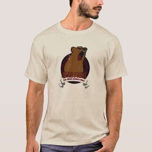 Beer vecht t-shirt (Voorkant)