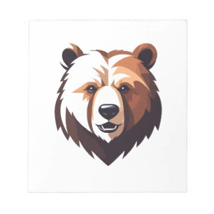 Beer Vector Art Animal Modern Urban City Graphic Notitieblok