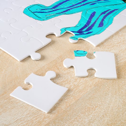 Beer veel terrein legpuzzel (Zijkant)