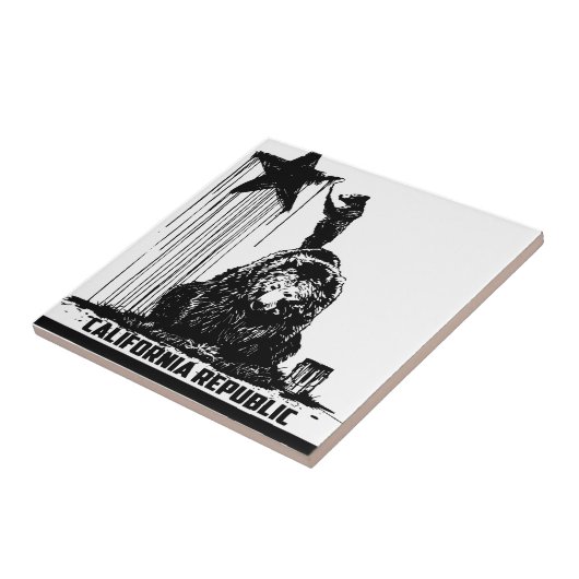 Beer verf tegeltje (Zijkant)