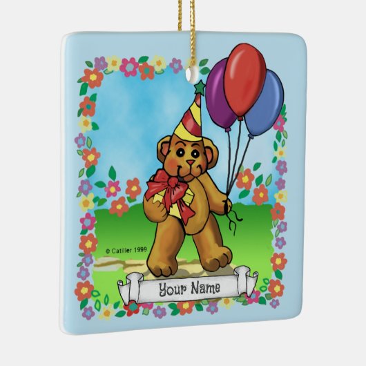 Beer verjaardagsfeest ornamenten (Rechts)