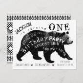 Beer verjaardagsfeestjes kaart (Voorkant / Achterkant)