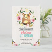 Beer verjaardagsfeestuitnodiging kaart (Staand voorkant)