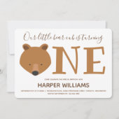 Beer verklikker één dier één geboorte kaart (Voorkant)