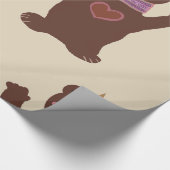 Beer Verpakking Papier Baby cadeauverpakking (Hoek)