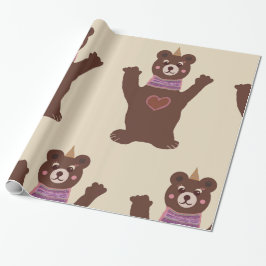 Beer verpakkings papier baby cadeau verpakking