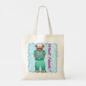 Beer Verpleegster Tote Bag (Achterkant)