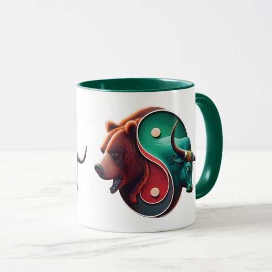 Beer versus Bull Trading Mok (Voorkant rechts)