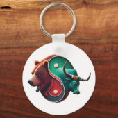 Beer versus Bull Trading Sleutelhanger (Achterkant)