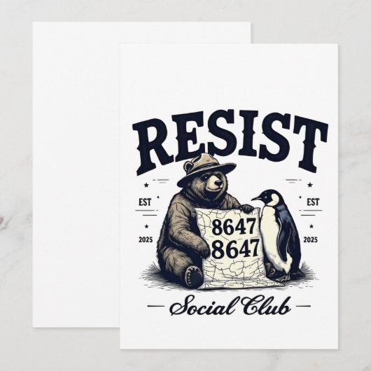 Beer verzet zich tegen Beschermen Nationaal Park A Kaart (Voorkant / Achterkant)