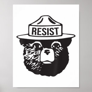 Beer verzet zich tegen Beschermen Nationaal Park A Poster