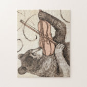 Beer Violin Jigzaag Puzzle afspelen Legpuzzel (Verticaal)