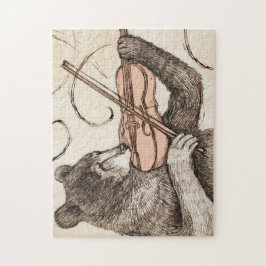 Beer Violin Jigzaag Puzzle afspelen Legpuzzel