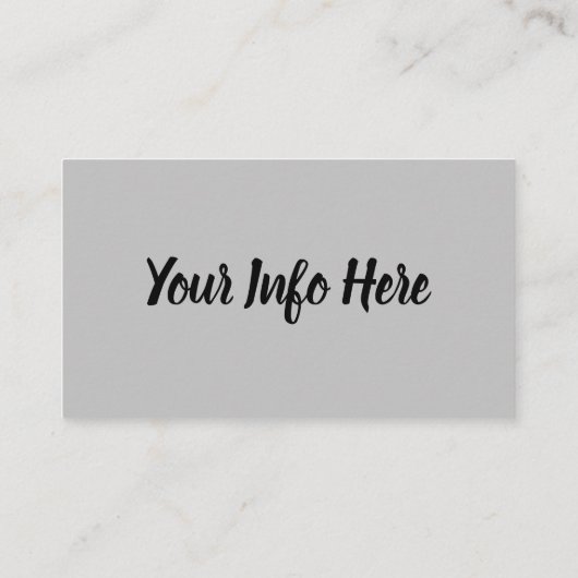 Beer Visitekaartje (Achterkant)