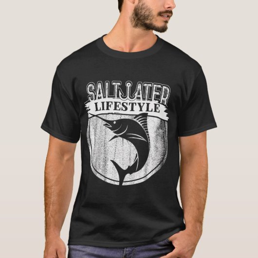 Beer vissen Vissersstok T-shirt (Voorkant)