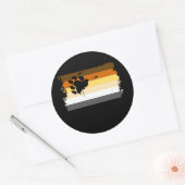 BEER VLAG DRIPPING RONDE STICKER (Envelop)