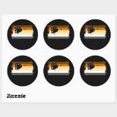 BEER VLAG DRIPPING RONDE STICKER (Vel)