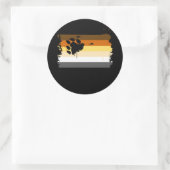 BEER VLAG DRIPPING RONDE STICKER (Tas)