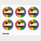 BEER VLAG DRIPPING RONDE STICKER (Vel)