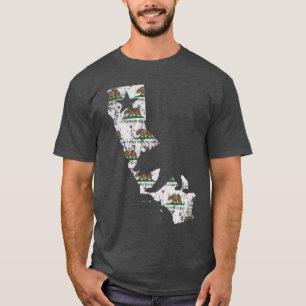 Beer Vlag van Californië T-shirt